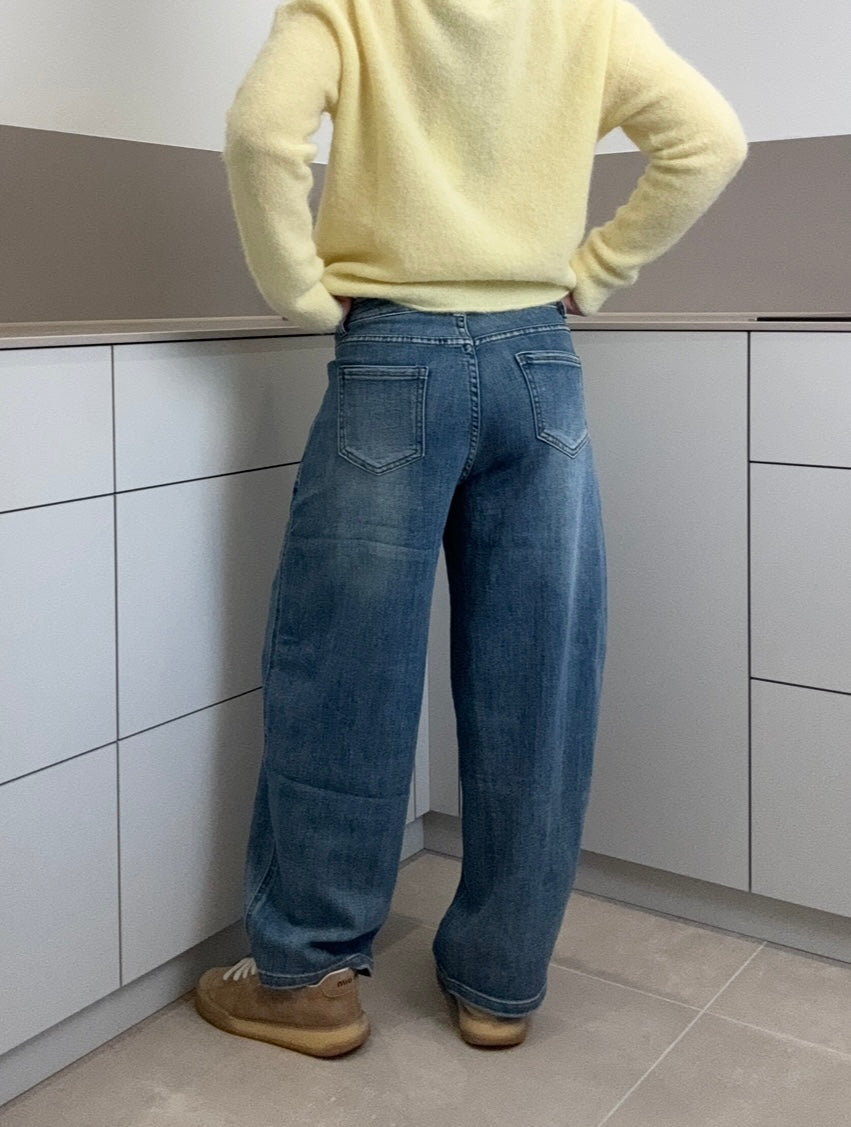 Barrel Jeans - Hellblau
