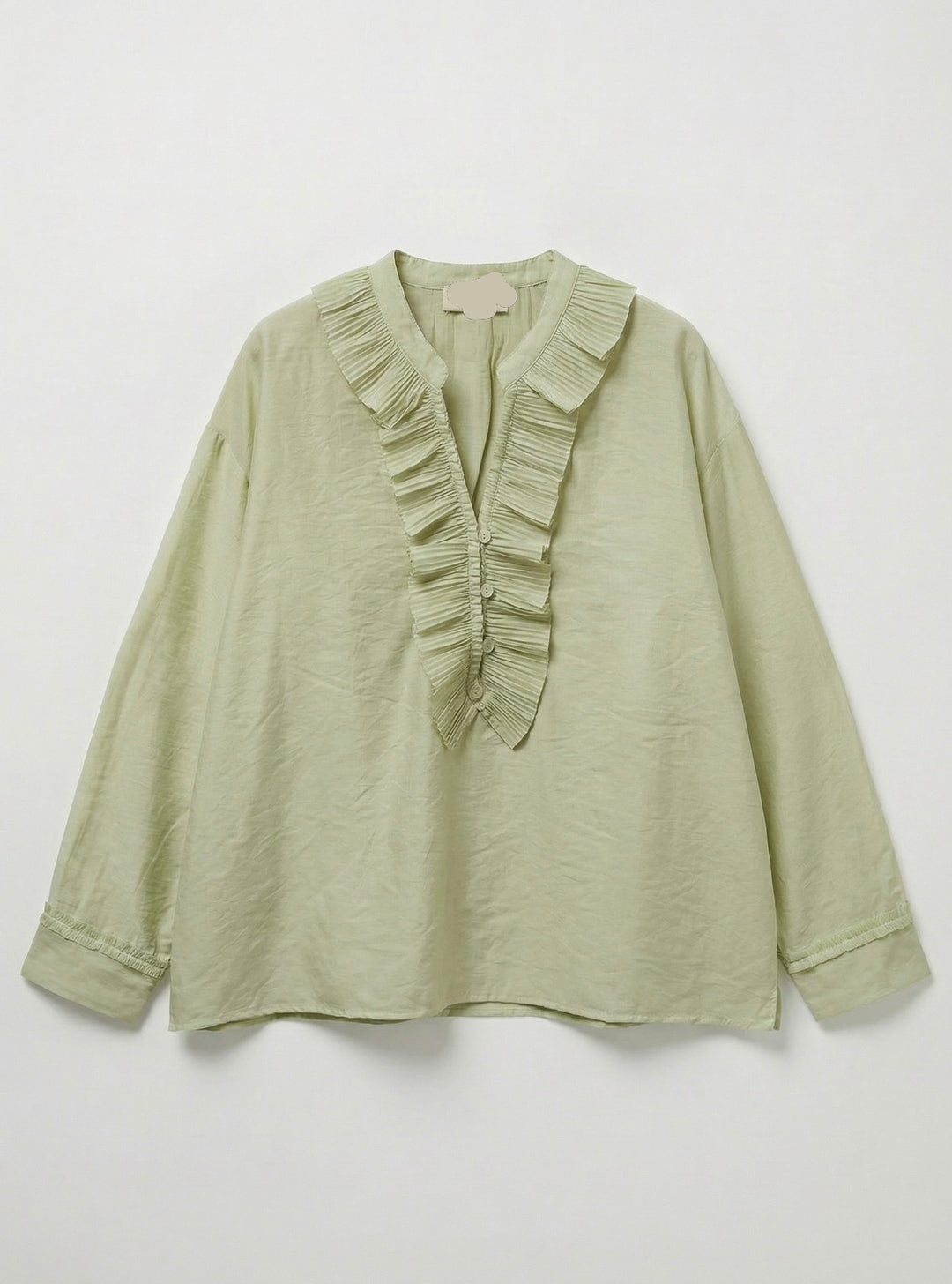 Verspielte Bluse - Grün