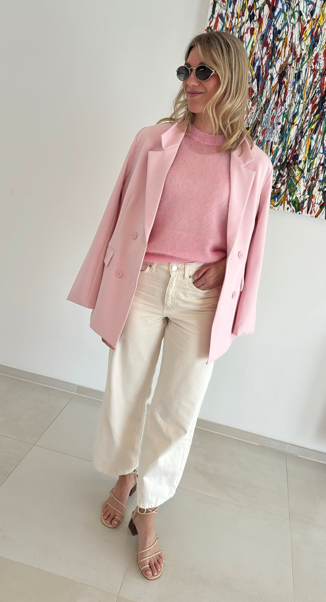 Oversize Blazer - Rosa