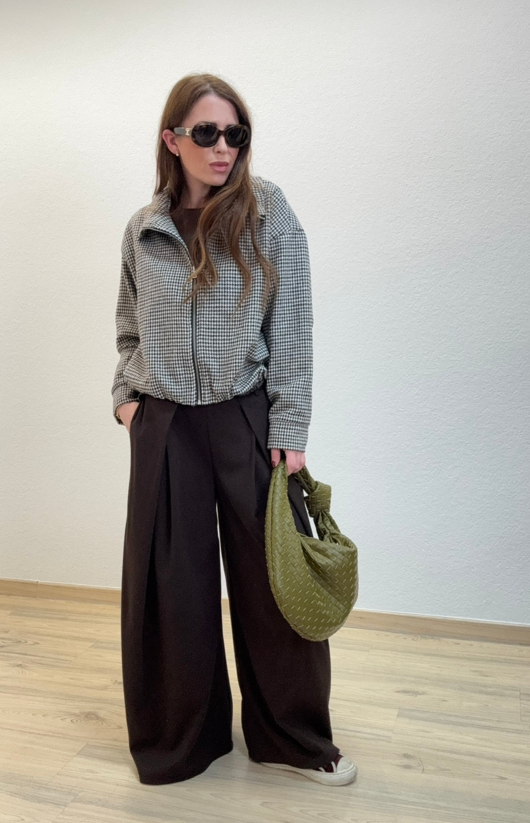 Stoffhose - Braun