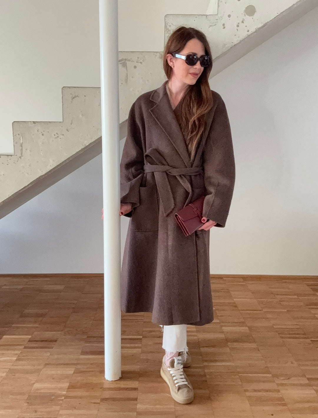 Oversize-Mantel - Schoko