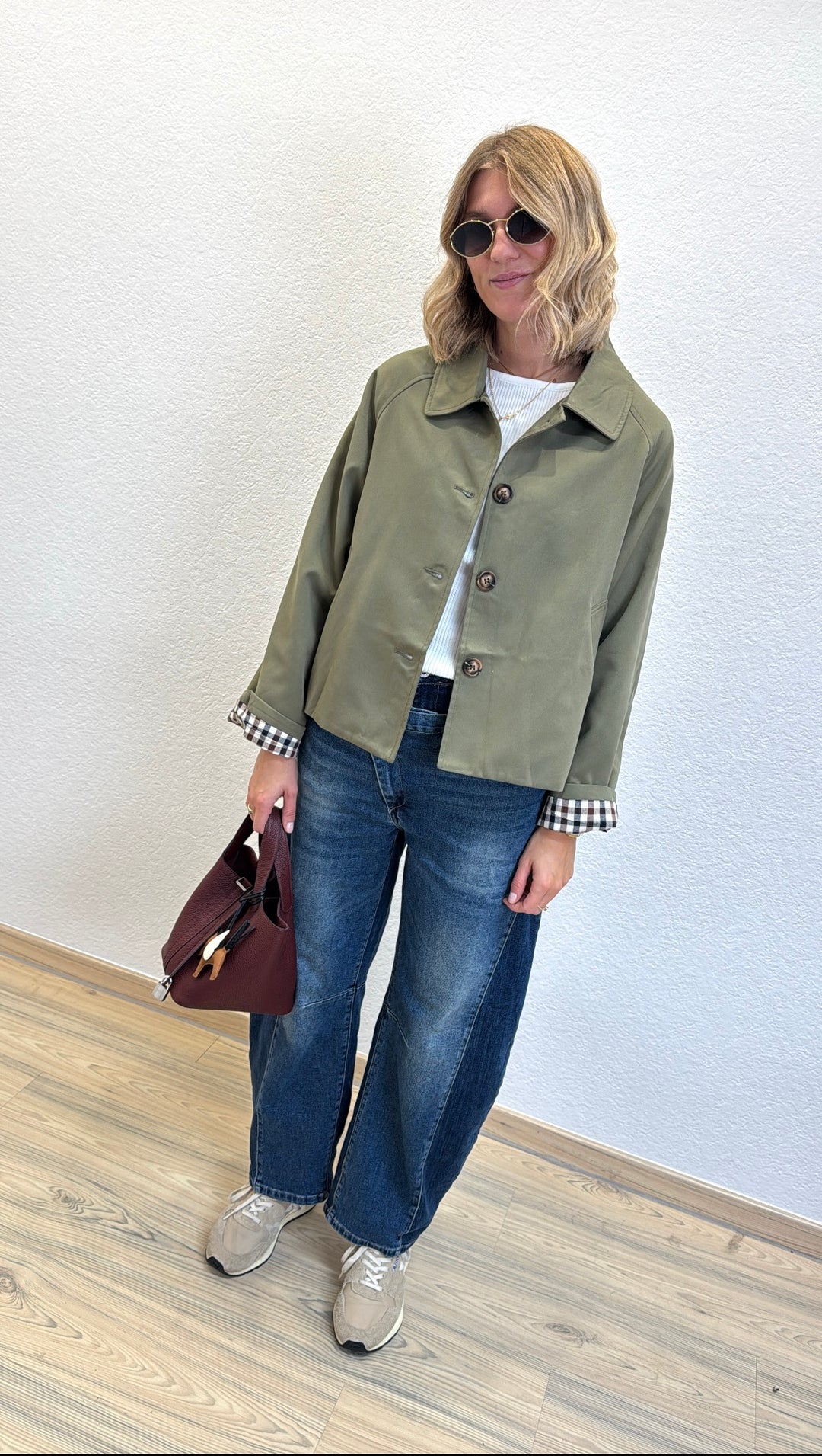 Trenchjacke - Khaki