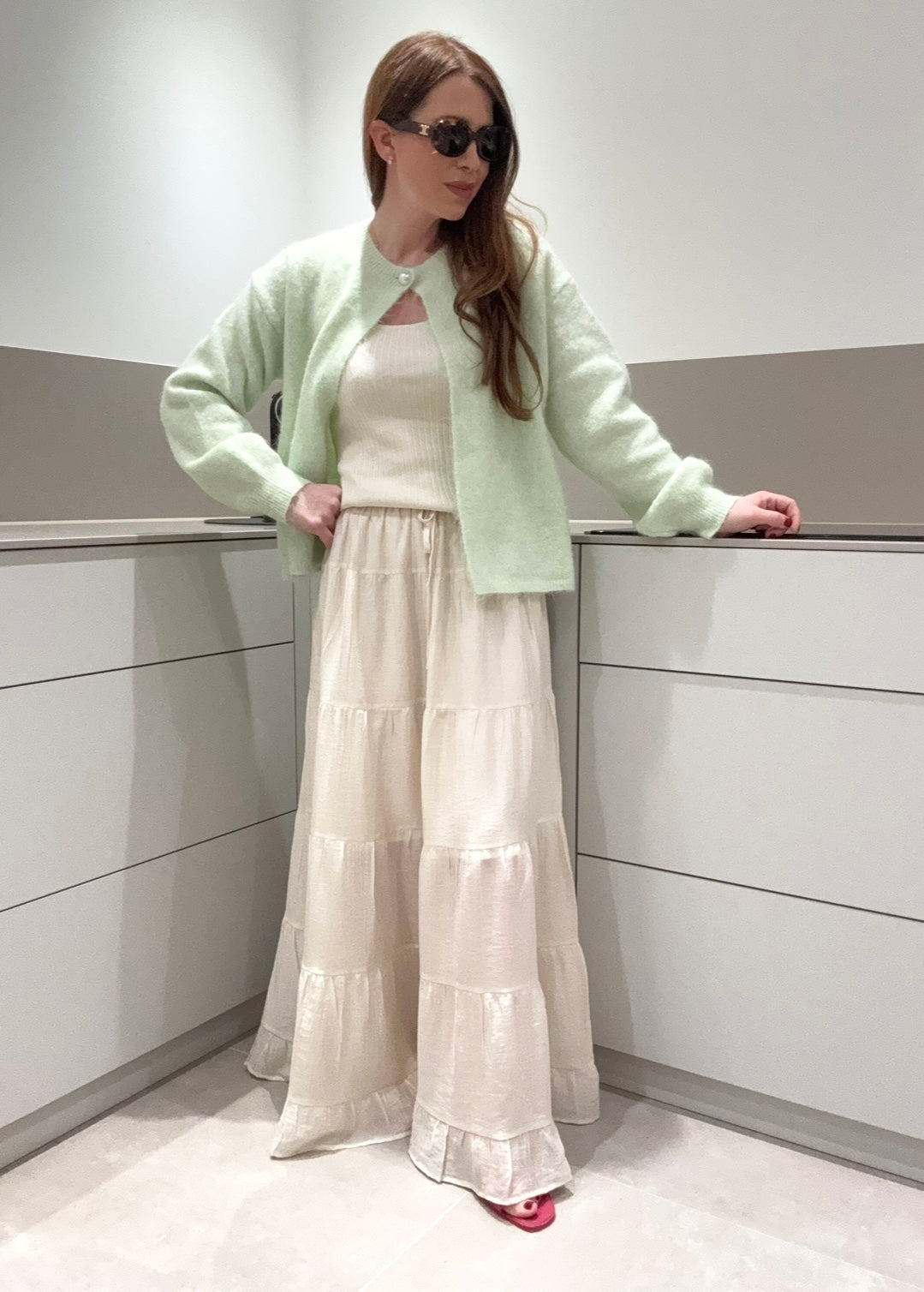 Maxi-Skirt - Creme