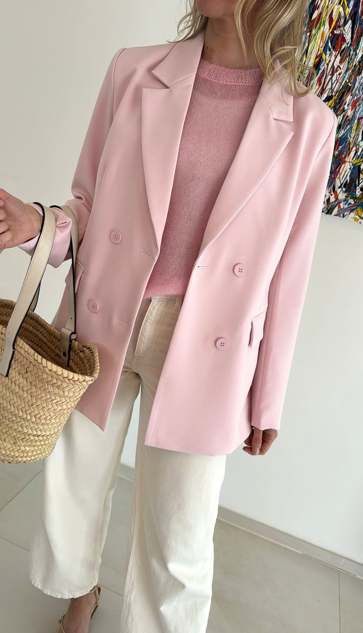 Oversize Blazer - Rosa