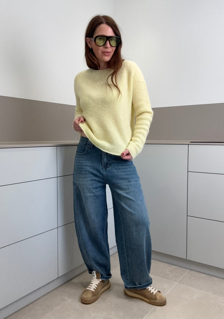 Barrel Jeans - Hellblau