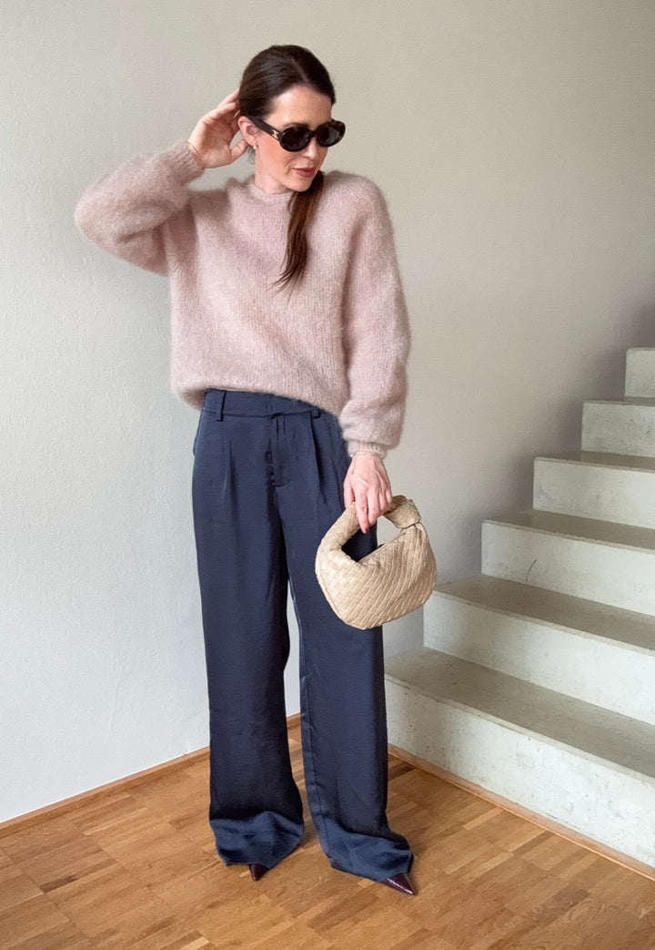 Mohair-Pullover - Beige