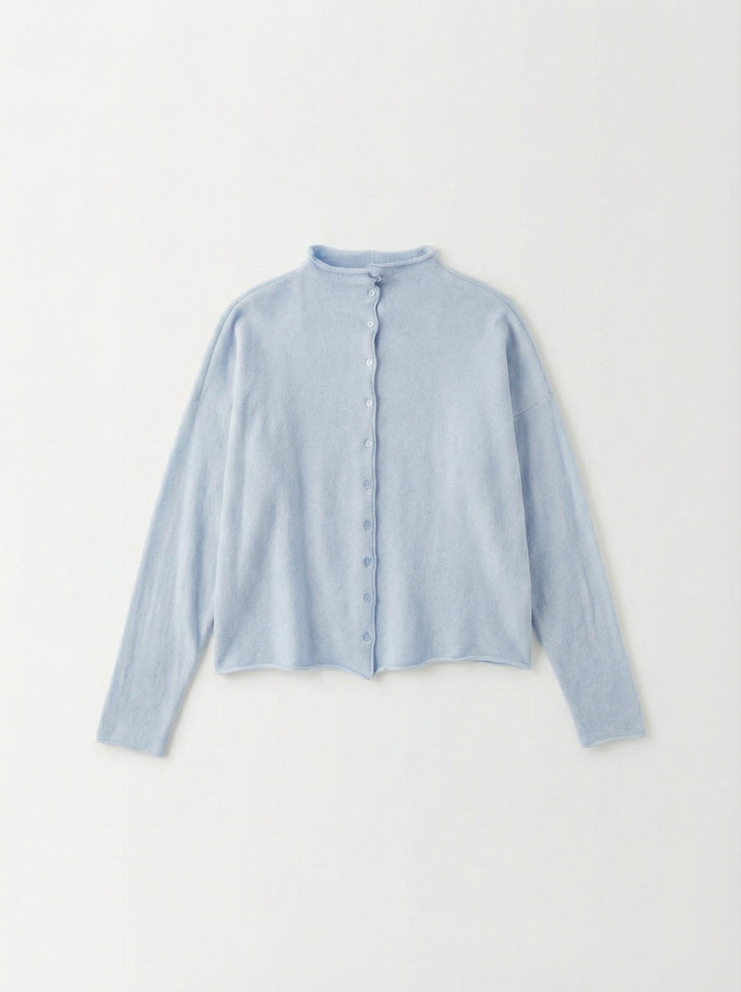 Cardigan mit Kaschmir - Hellblau