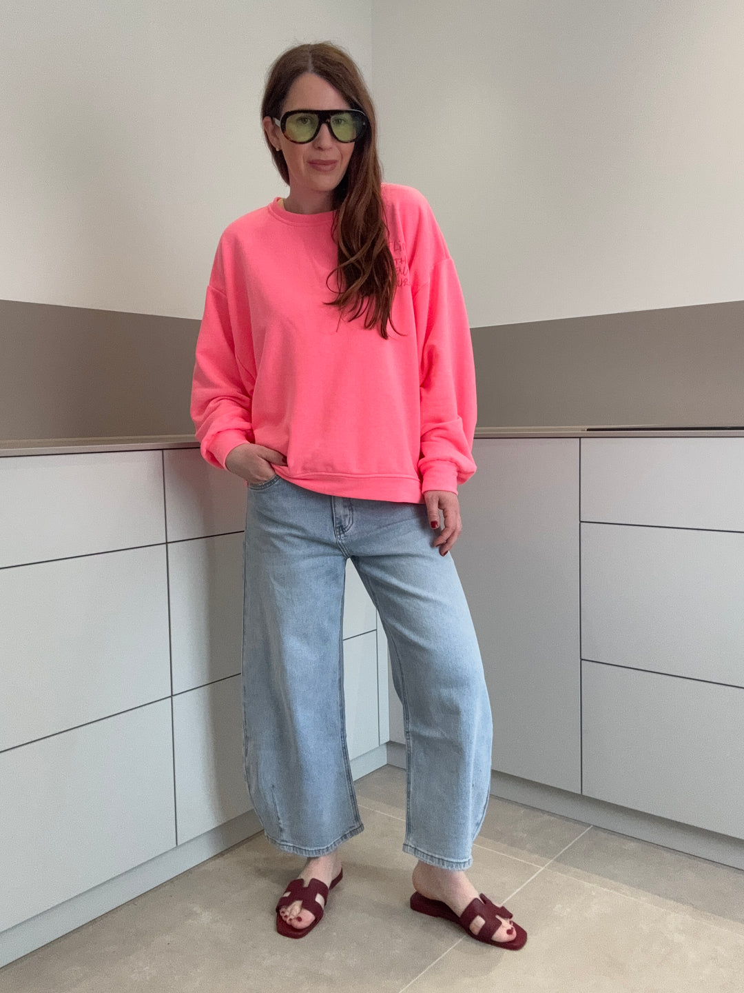 Sweater - Neon-Pink