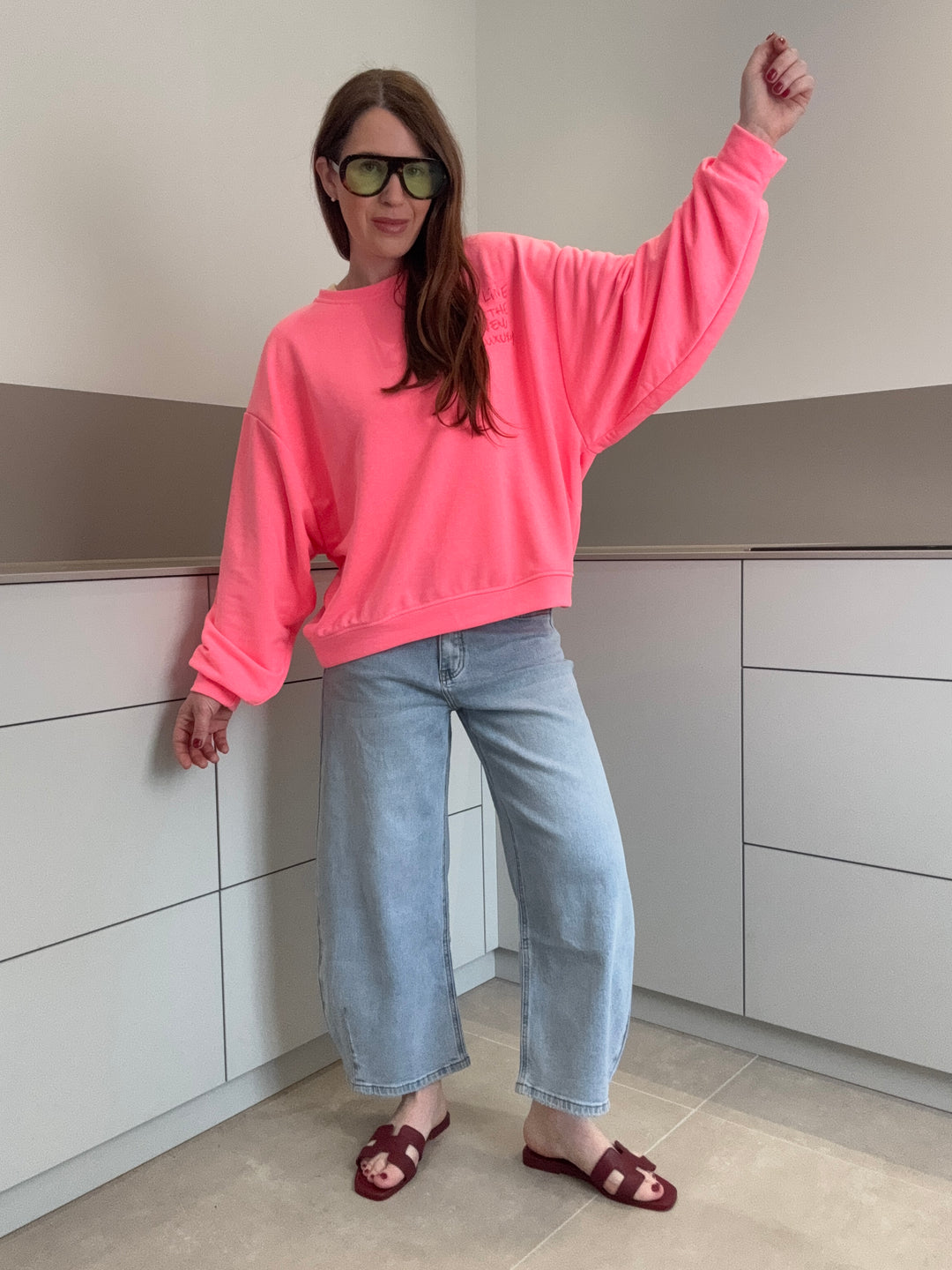 Sweater - Neon-Pink