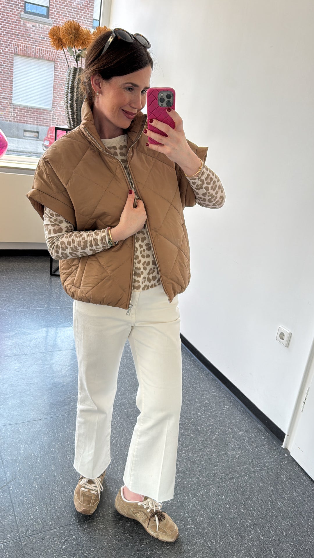 Weste - Beige
