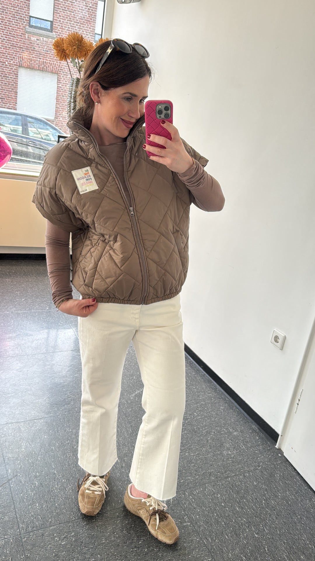 Weste - Taupe