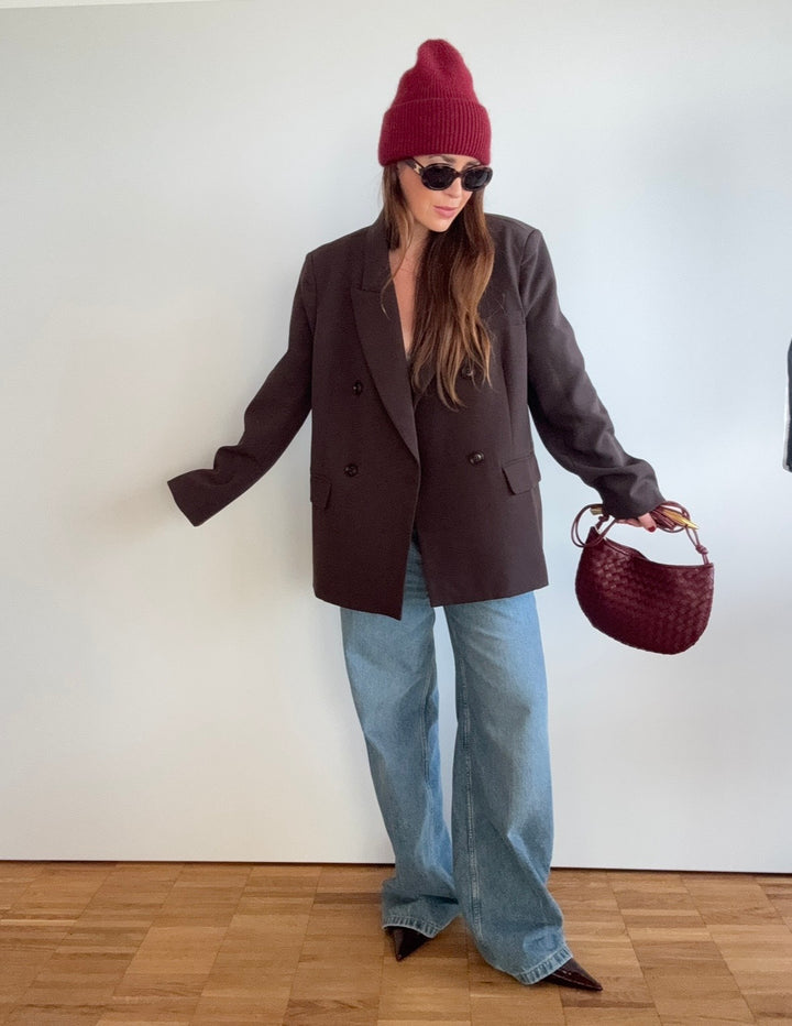 Oversize-Blazer - Braun