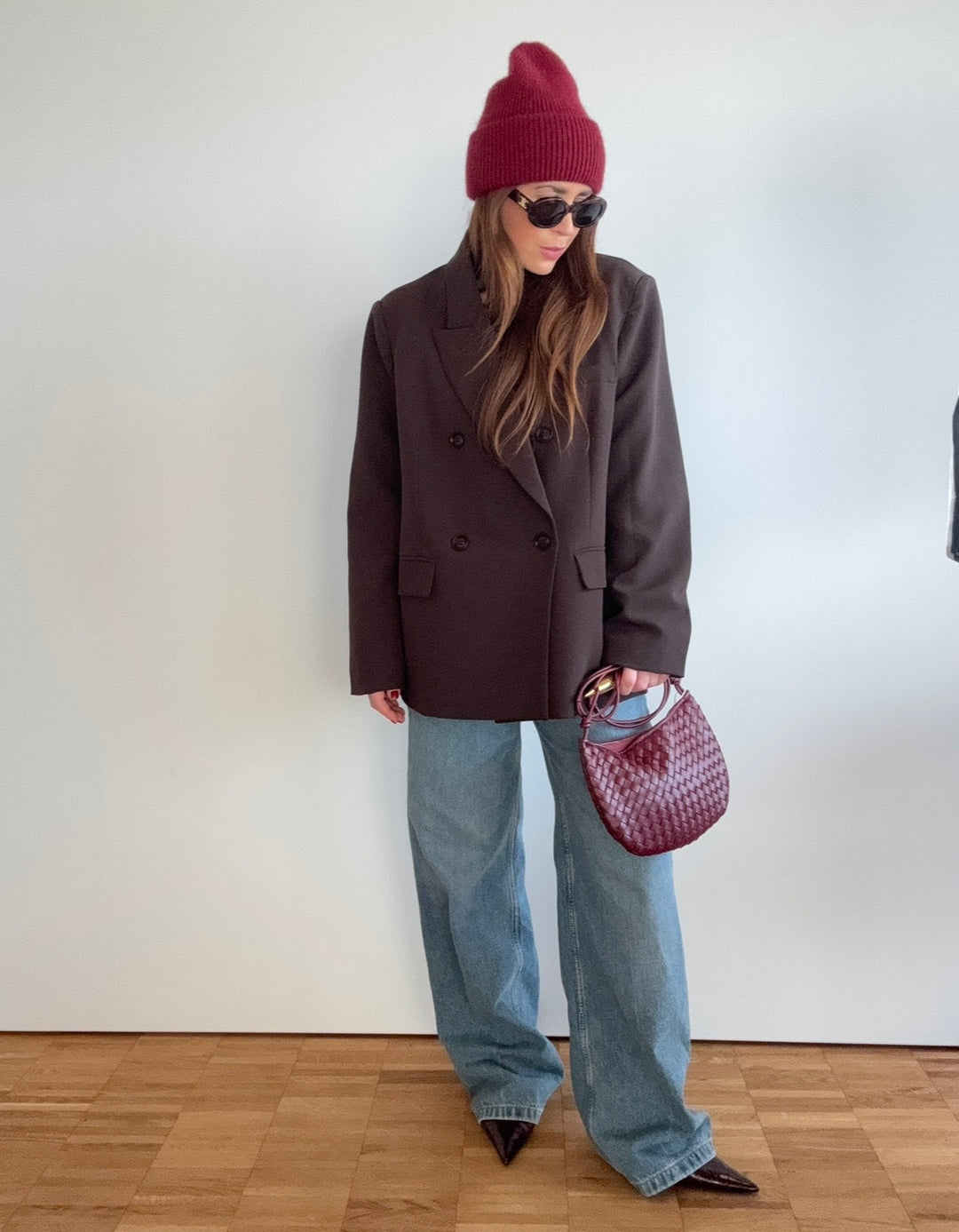 Oversize-Blazer - Braun