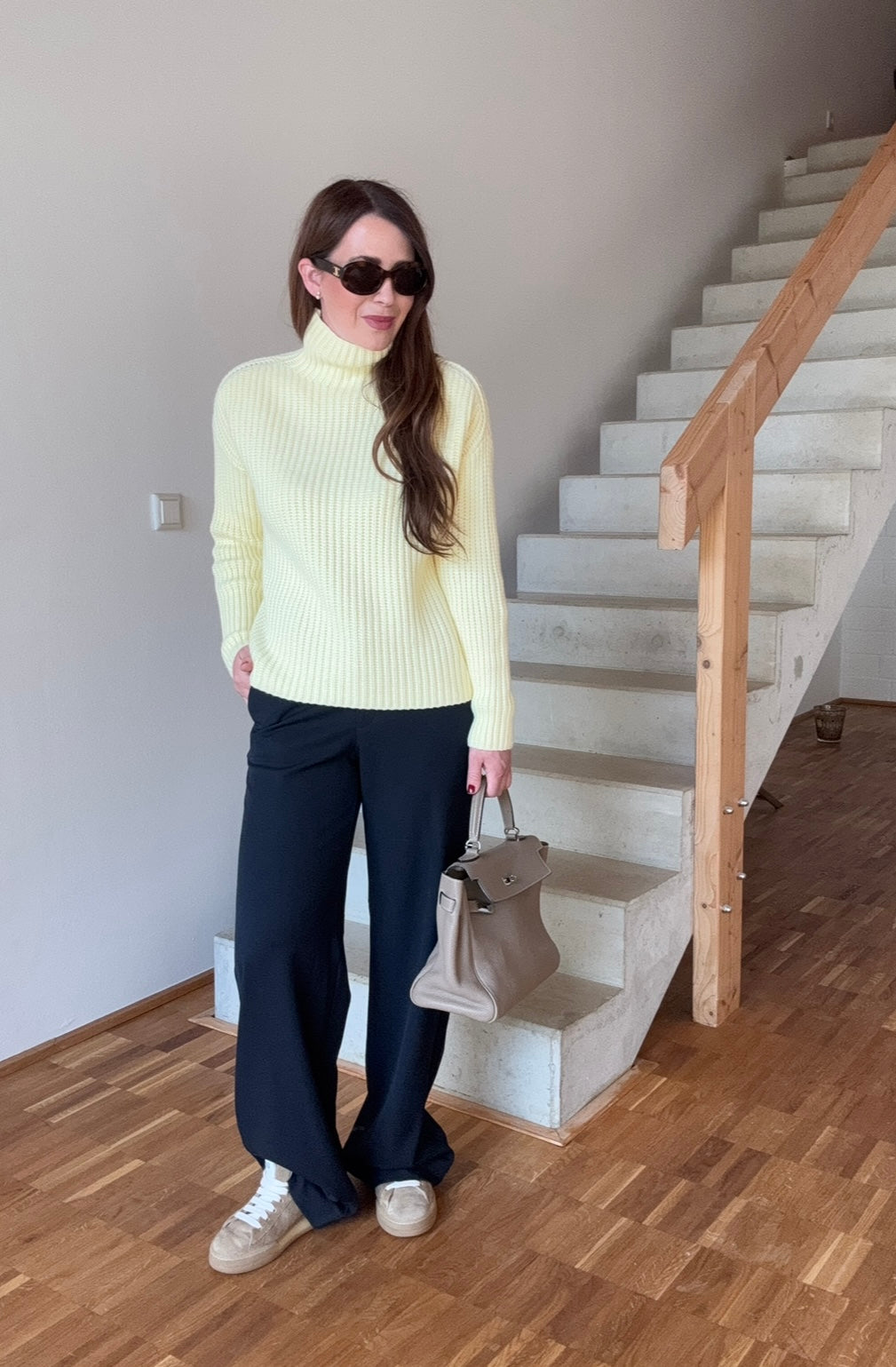 Strickpullover - Gelb