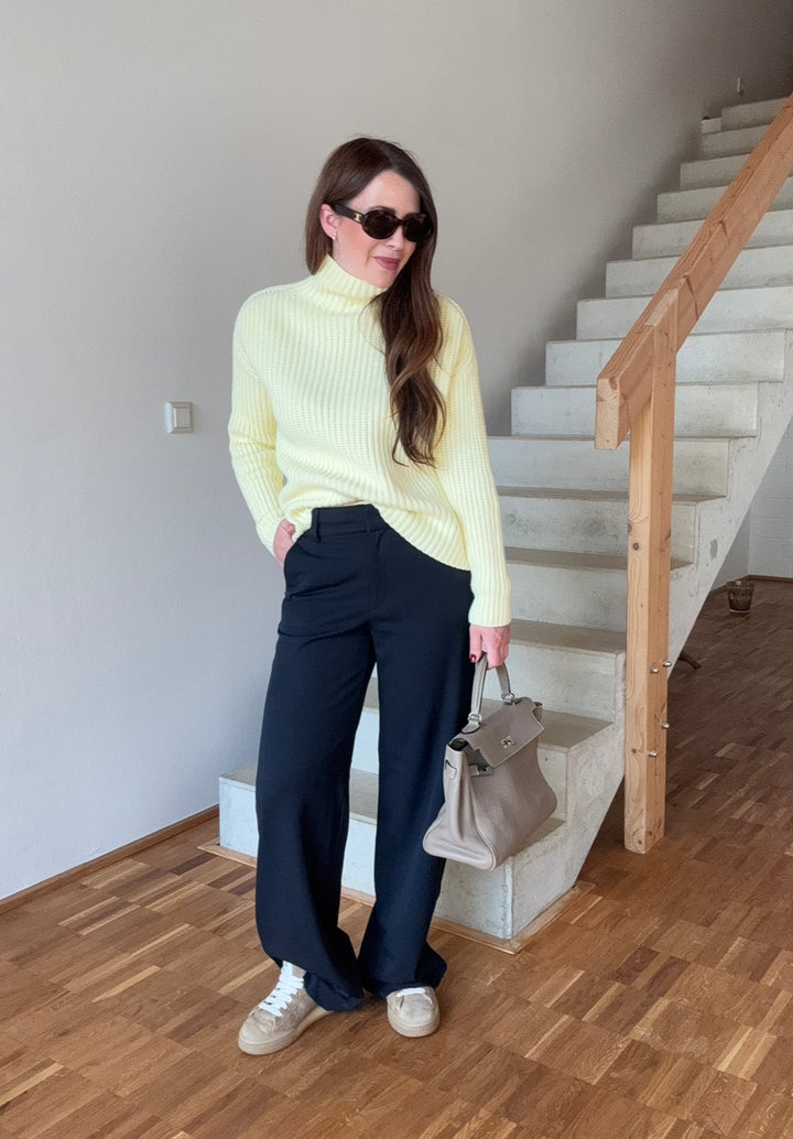 Strickpullover - Gelb