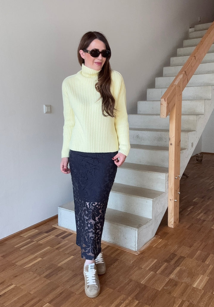 Strickpullover - Gelb
