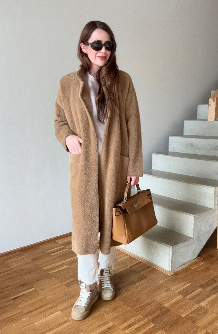 Midi-Mantel - Camel