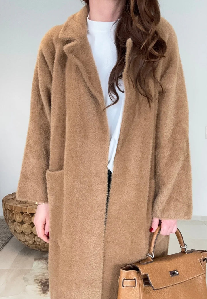 Midi-Mantel - Camel