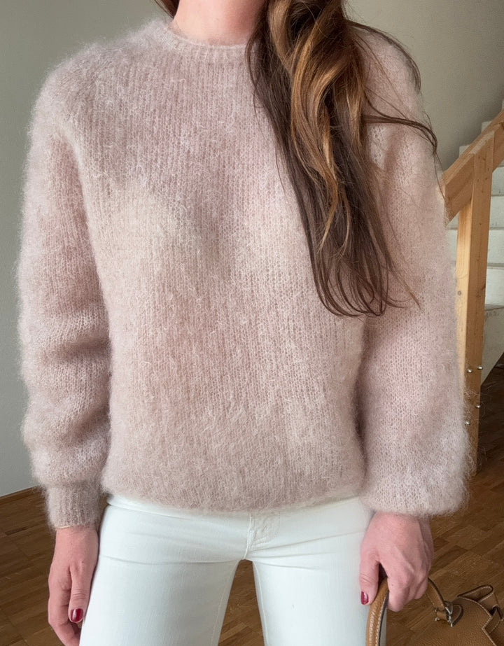 Mohair-Pullover - Beige