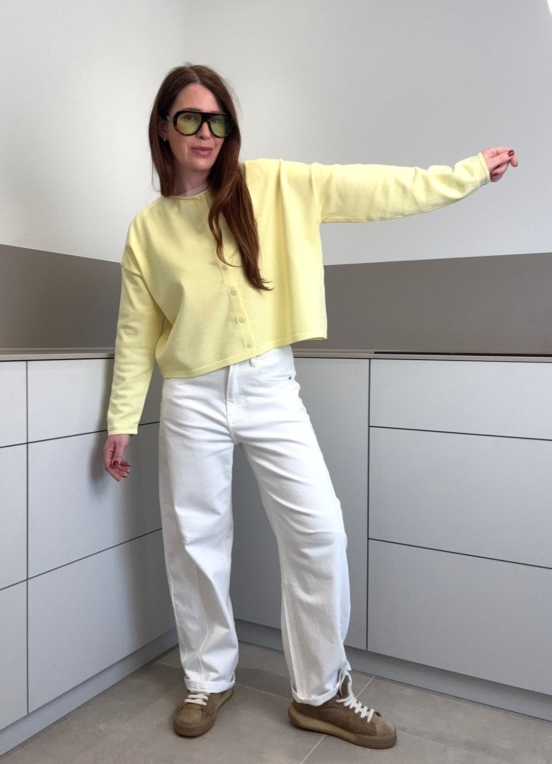 Cardigan - Gelb