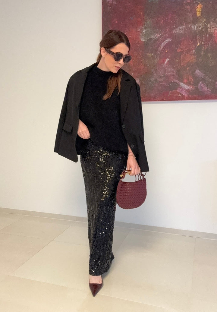 Blazer mit "cut-out" - Schwarz