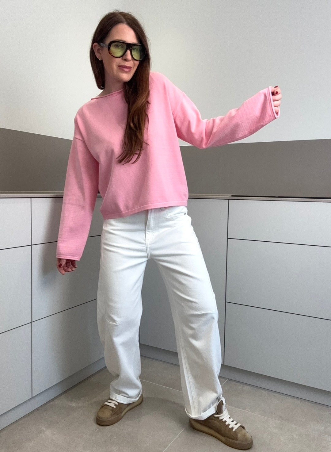 Basic Pullover - Rosa