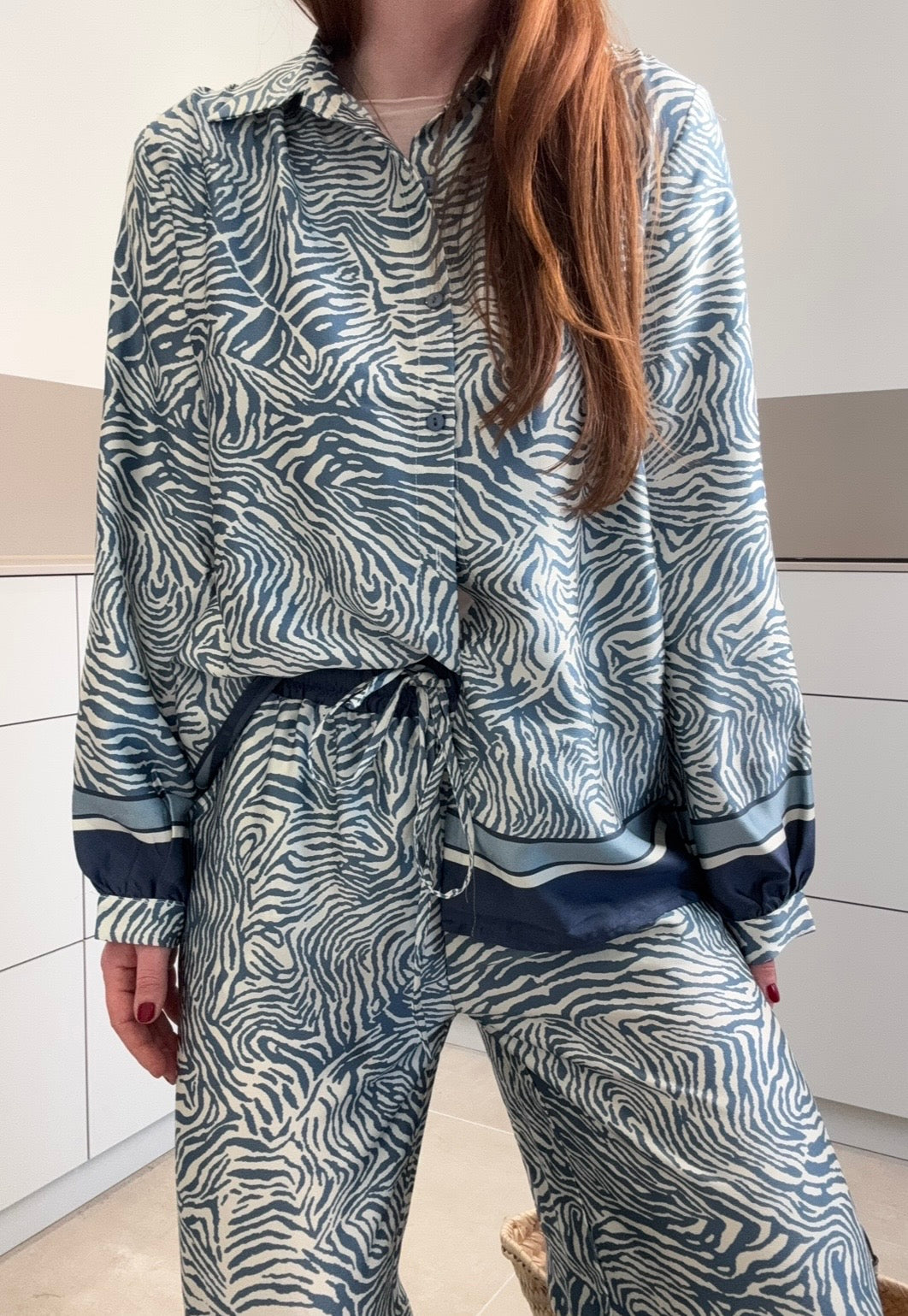 Lässige Hose mit Print