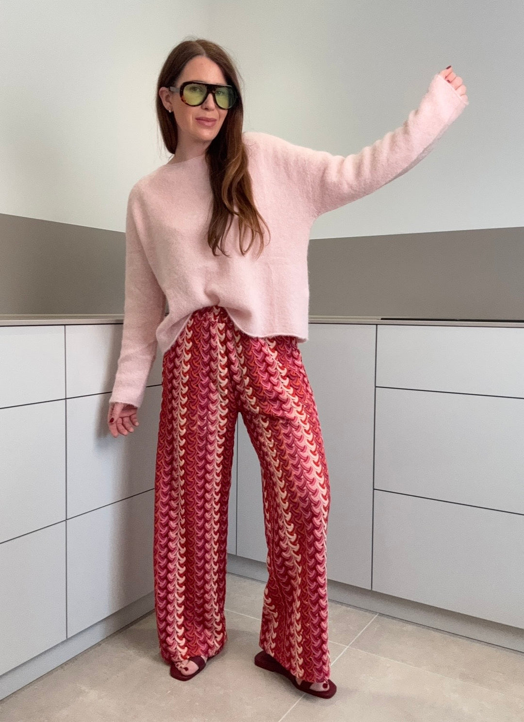 Hose mit Print