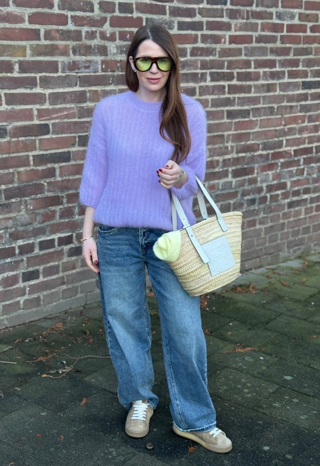 Mohair-Shirt - Flieder