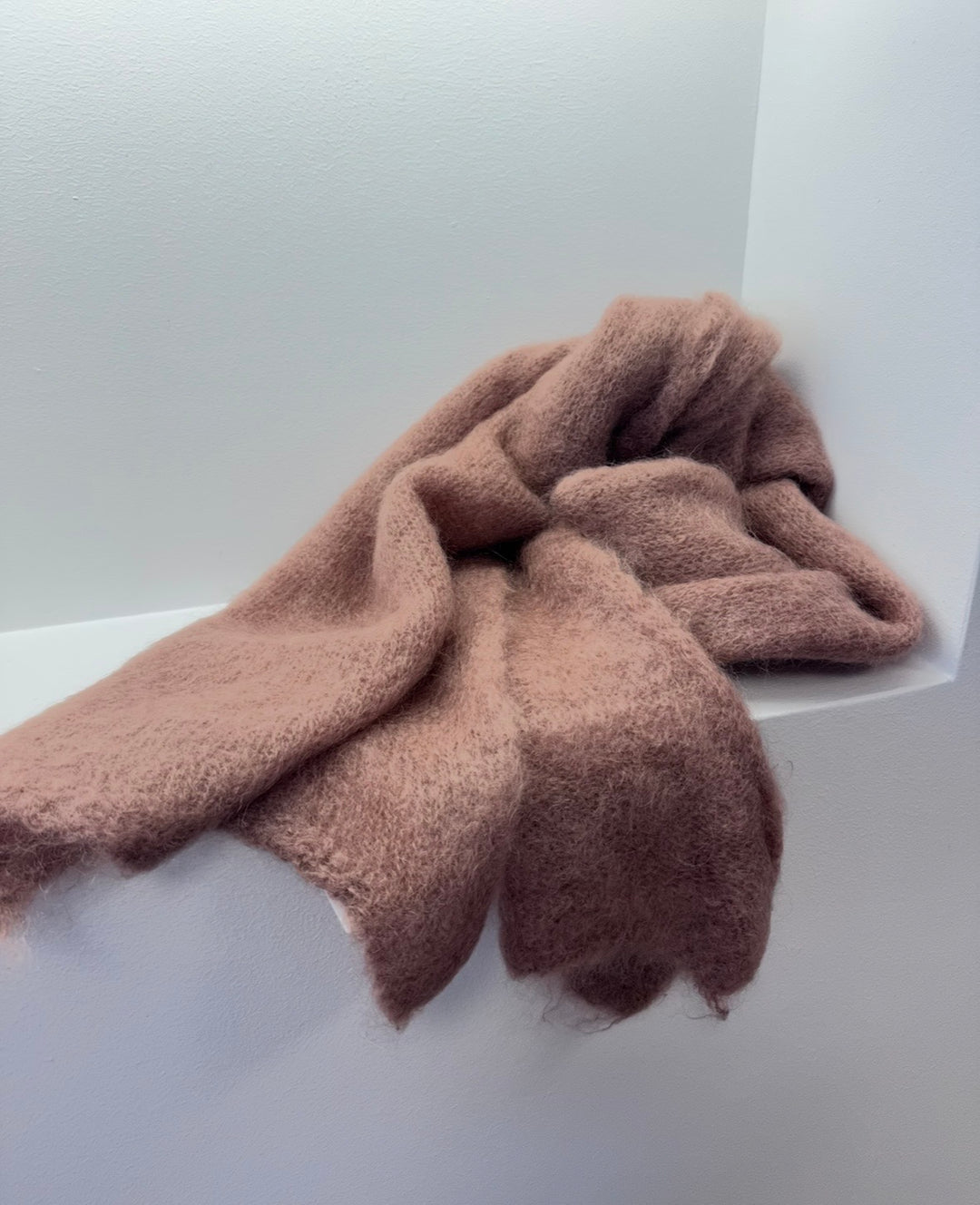 Mohair-Schal - Camel