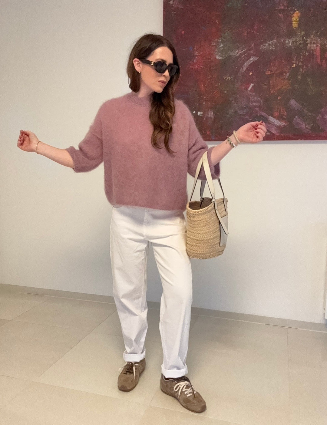 Balloon Jeans - Weiß