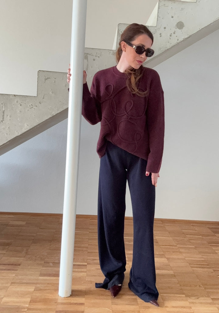 Pullover - Burgunder
