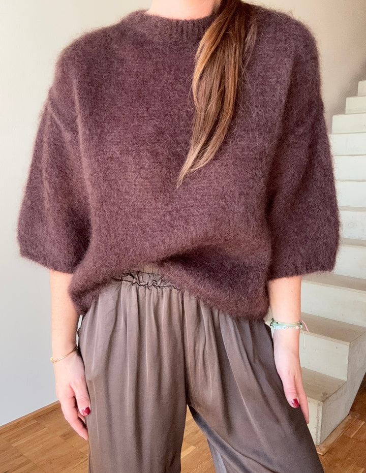 Satinhose - Schoko
