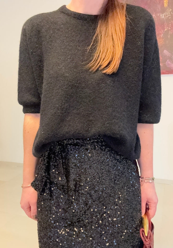 Wickelminirock - Schwarz