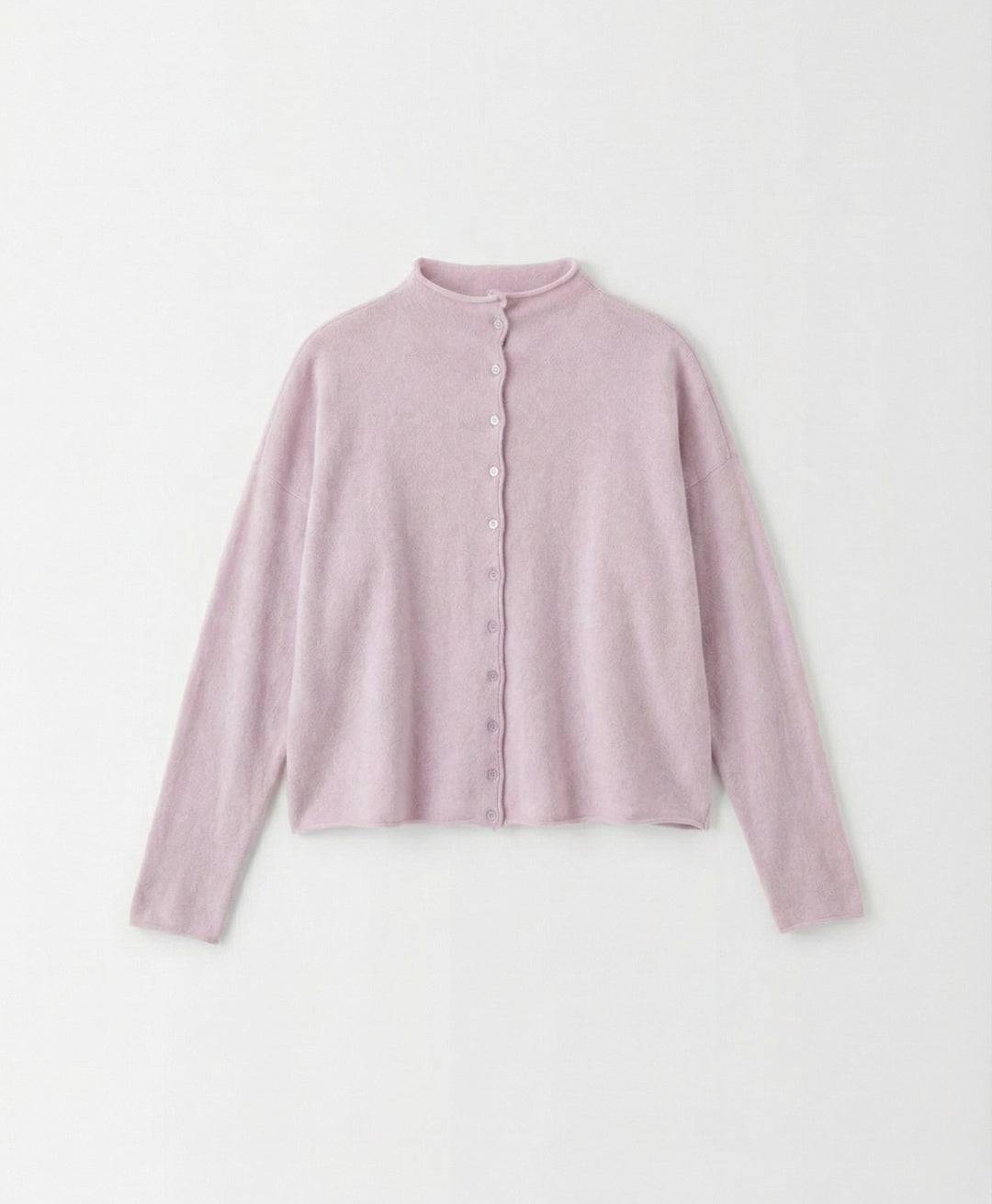 Cardigan mit Kaschmir - Flieder