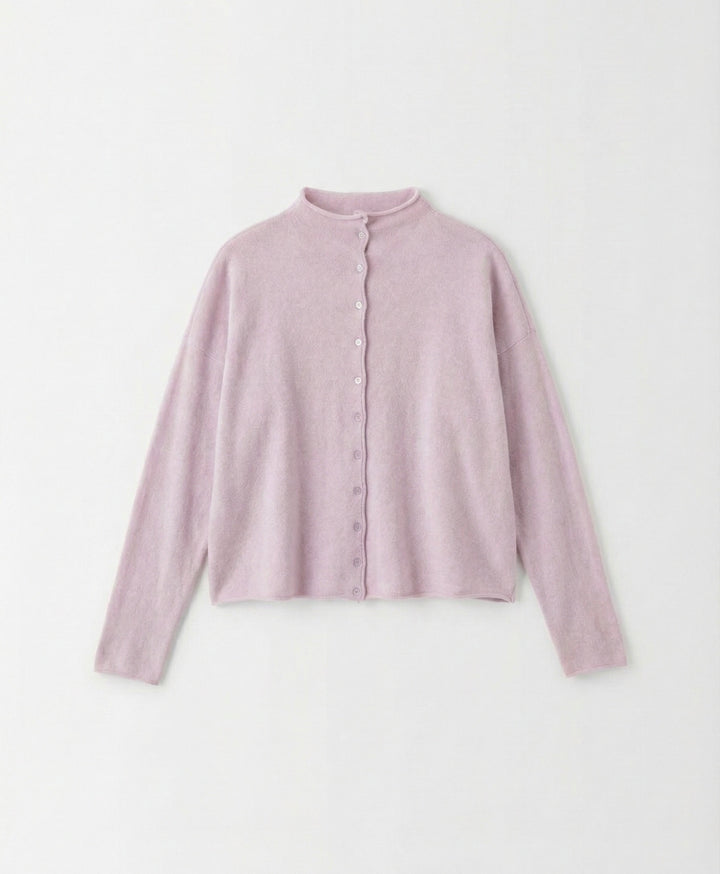 Cardigan mit Kaschmir - Flieder