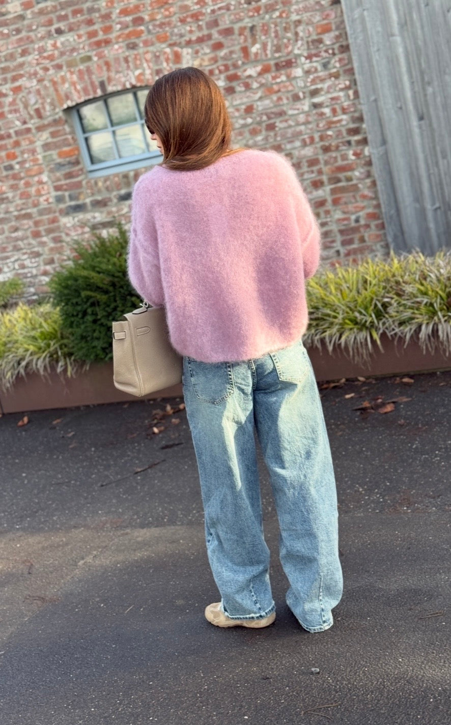 Mohair Shirt - Flieder/Rosa