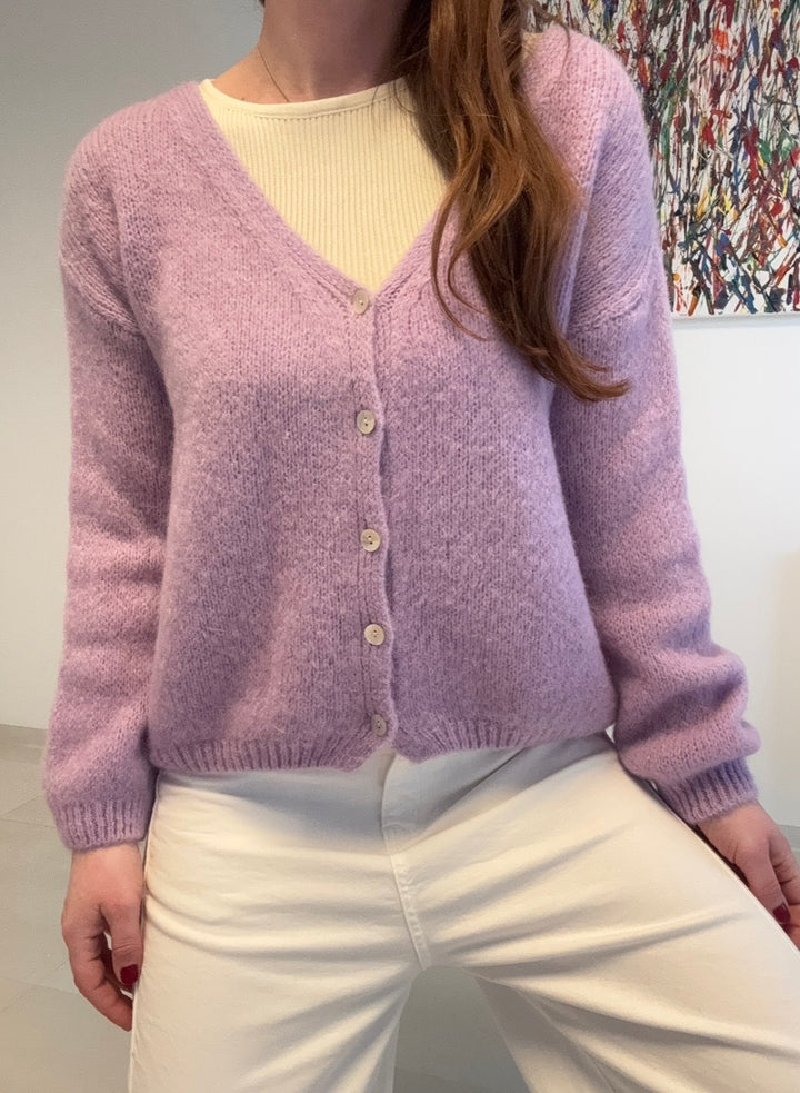 Cardigan - Flieder
