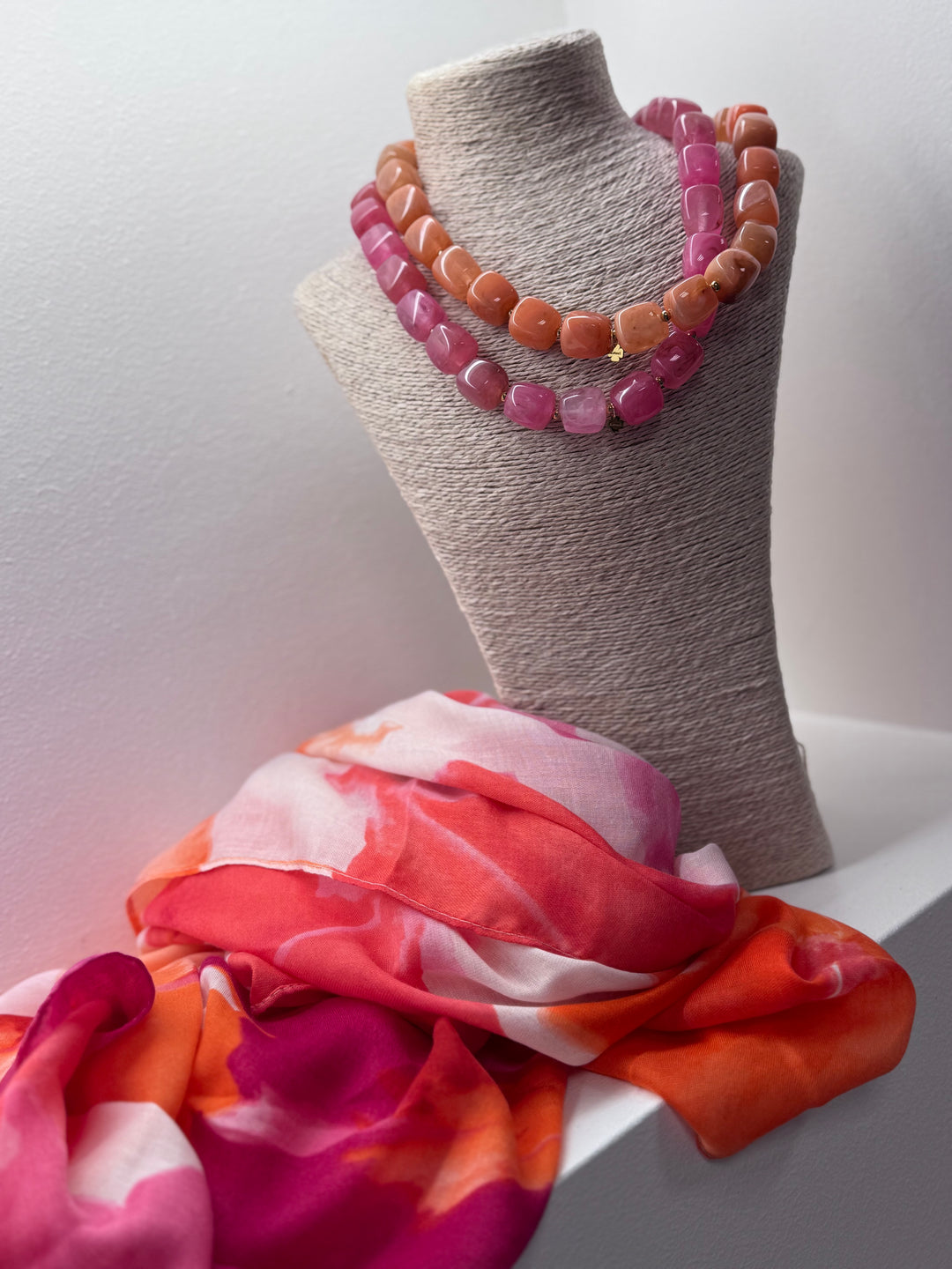 Kette - Pink & Orange