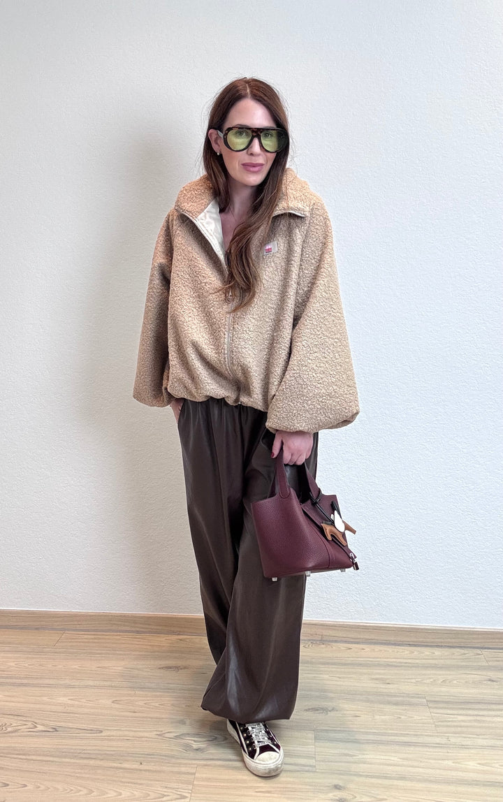 Softe Jacke - Beige
