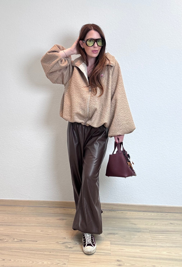 Softe Jacke - Beige