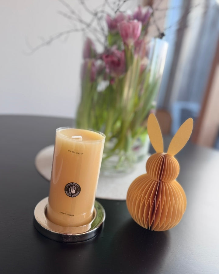 Kerze - Gelb (15 cm)