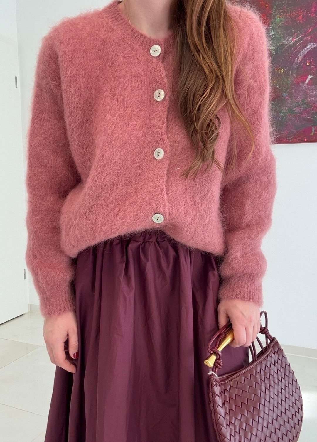 Mohair-Cardigan  Beerenton