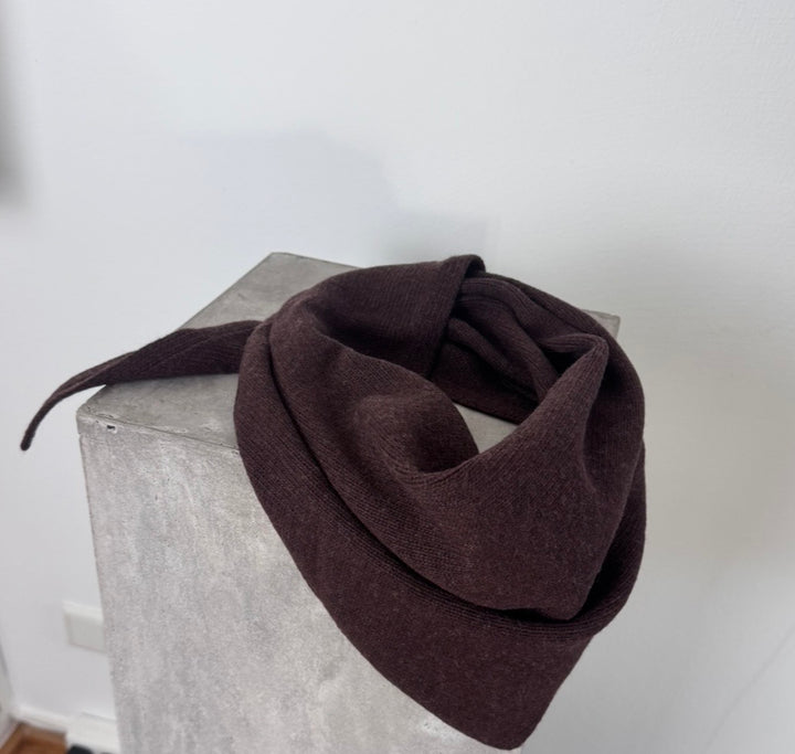 Tuch mit Kaschmir - Braun