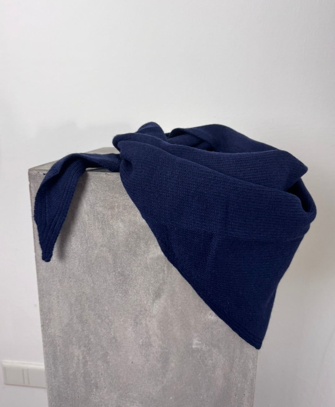 Tuch mit Kaschmir - Navy