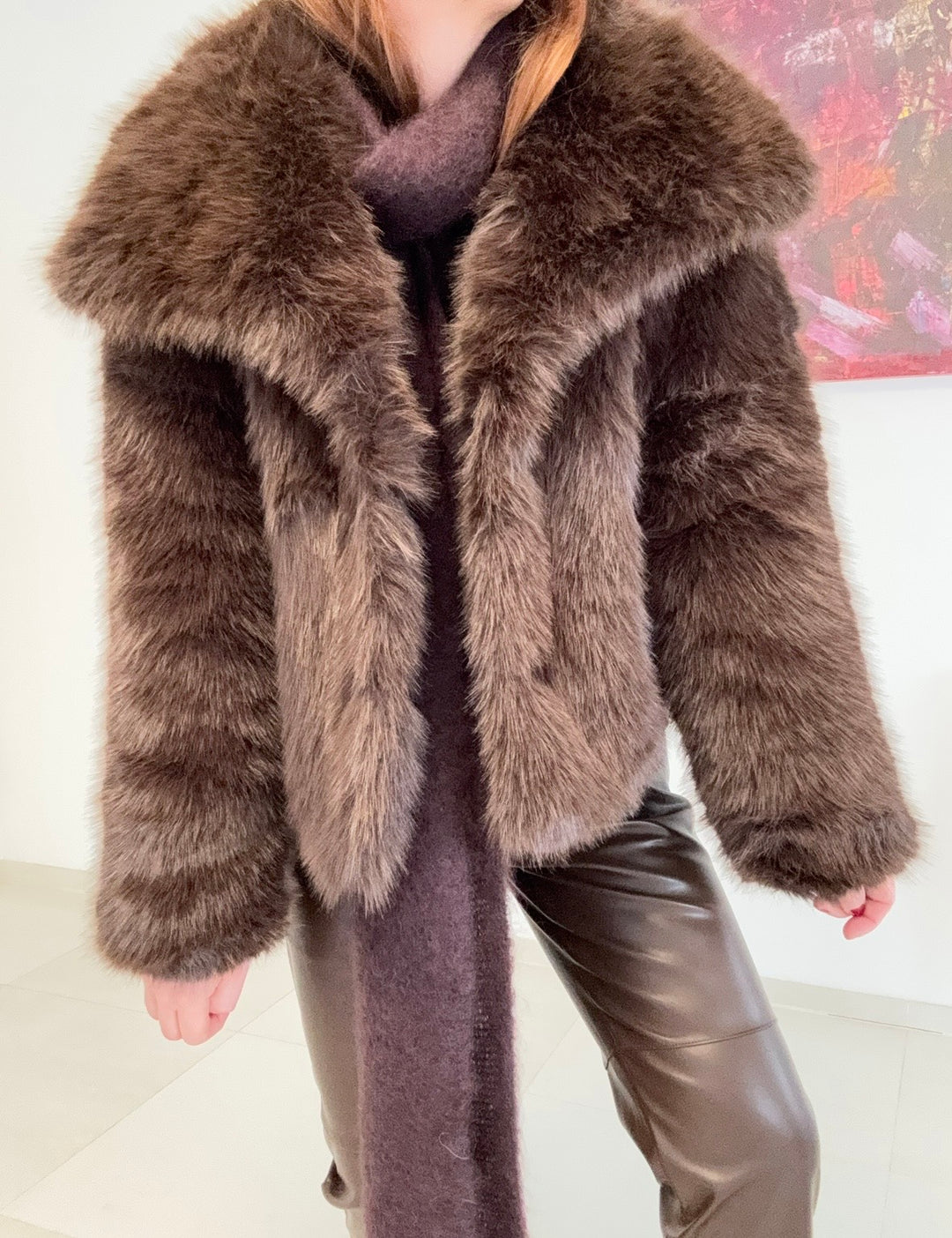 Fake-Fur - Braun