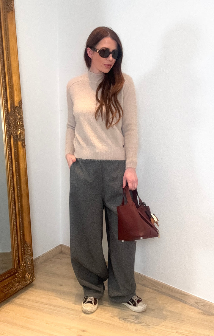 Stoffhose - Grau