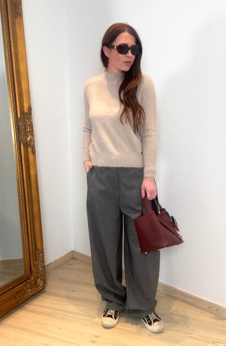 Stoffhose - Grau