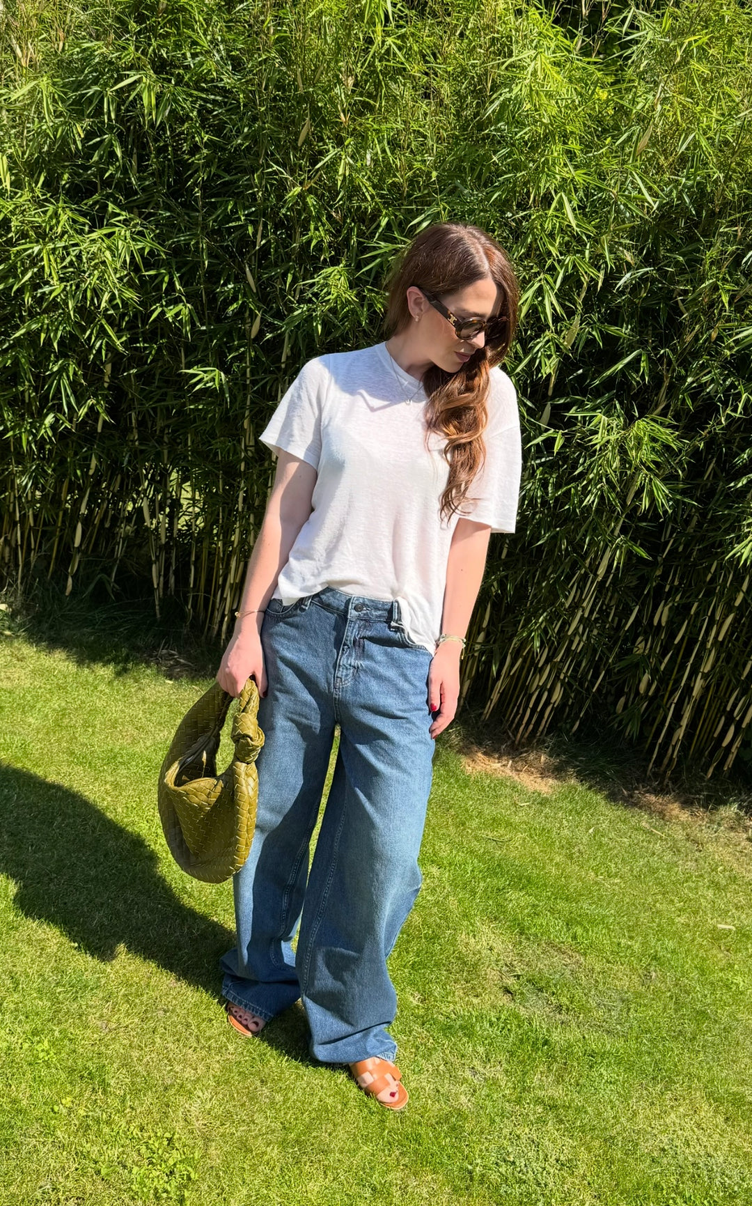 Weite Jeans - Blau