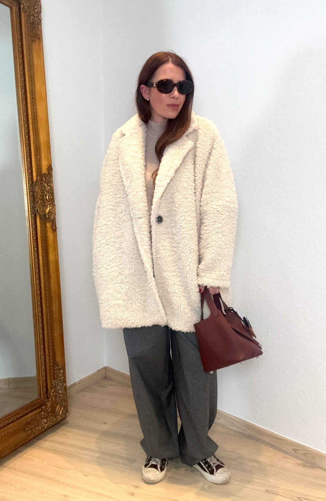 Teddymantel - Beige